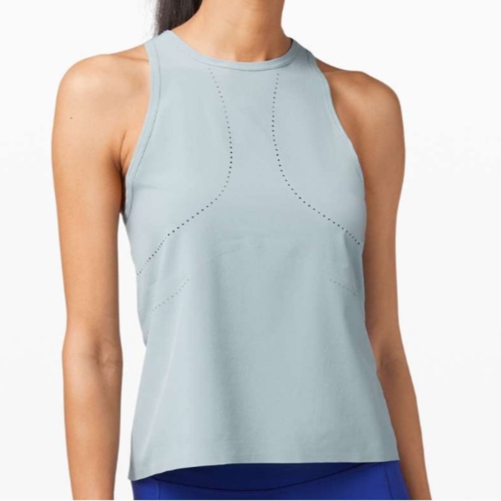 lululemon athletica Light Blue Tank Top